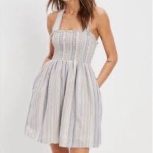 AMERICAN EAGLE OUTFITTERS STRIPED DRESS 15” - 20” PTP